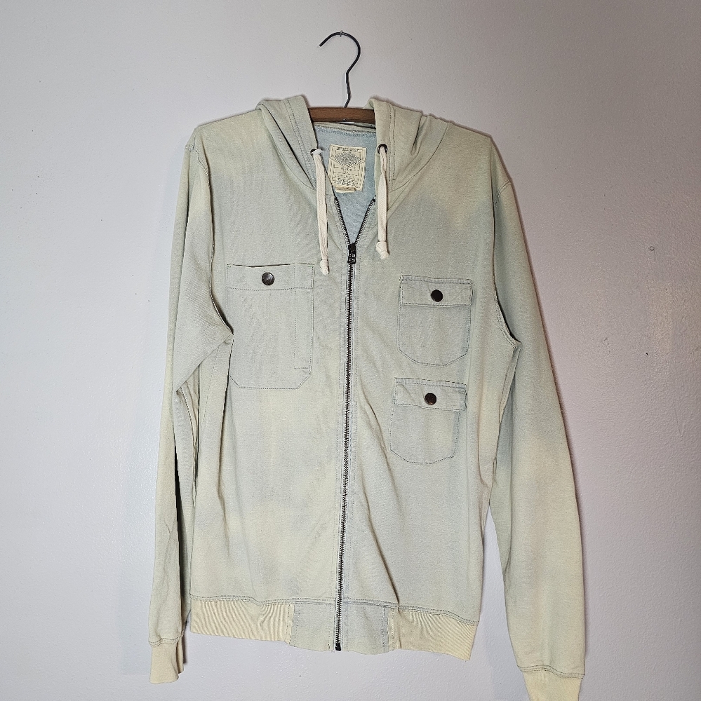 Salt Valley Work Wearables Urban Outfitters Zip Up Jacket Hoodie Cotton Size M